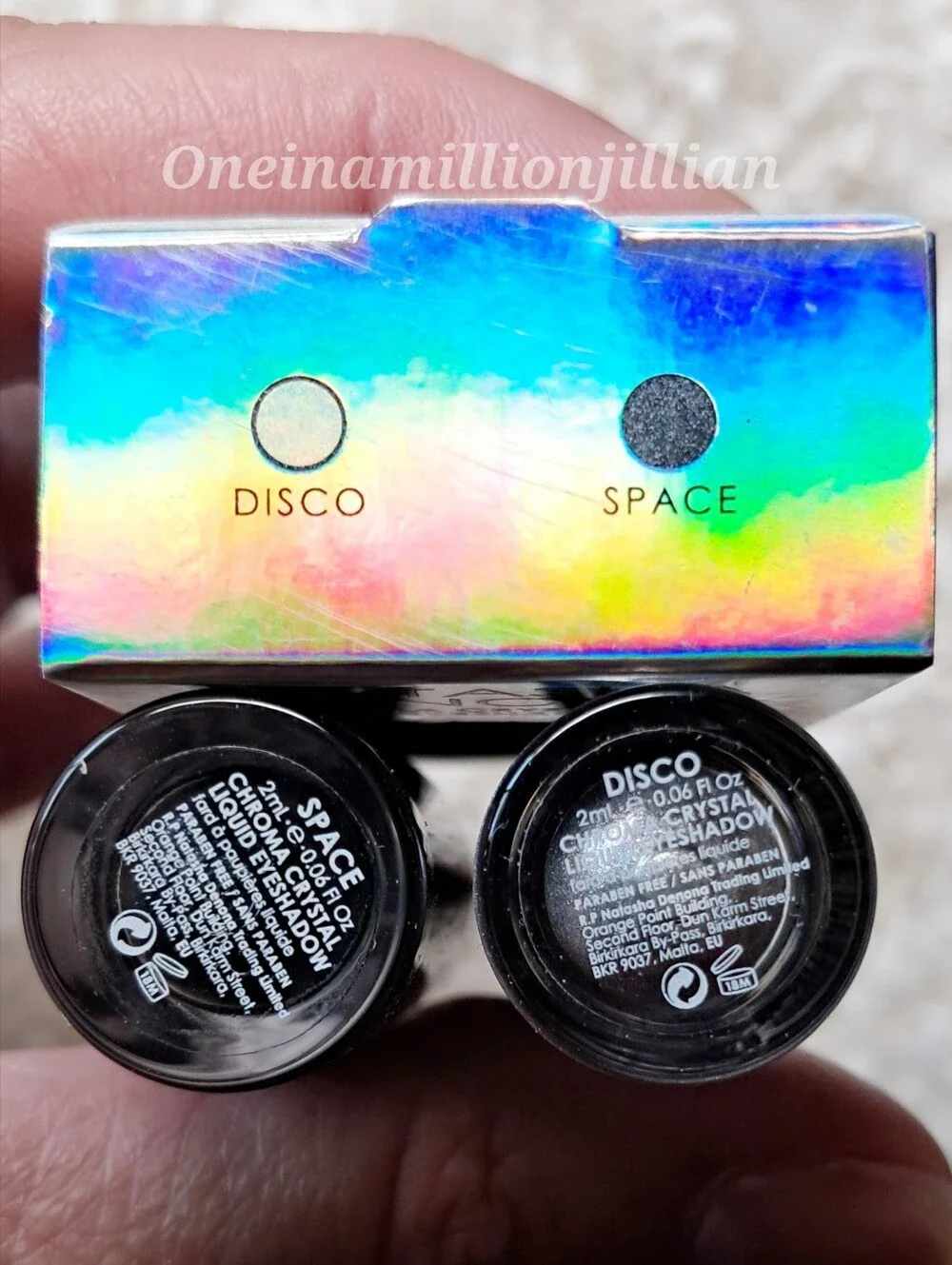 Natasha Denona Chroma Crystal Liquid Eyeshadow Set - Space & Disco